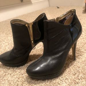 Ted Baker patent leather booties